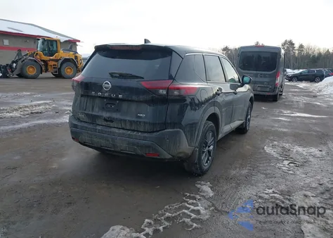 2021 Nissan Rogue S Intelligent Awd z USA, uszkodzony, nr VIN 5N1AT3AB0MC784533